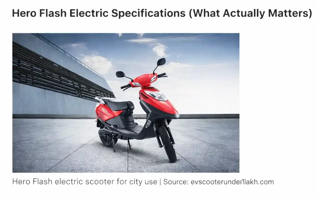 Hero Flash Electric Specifications