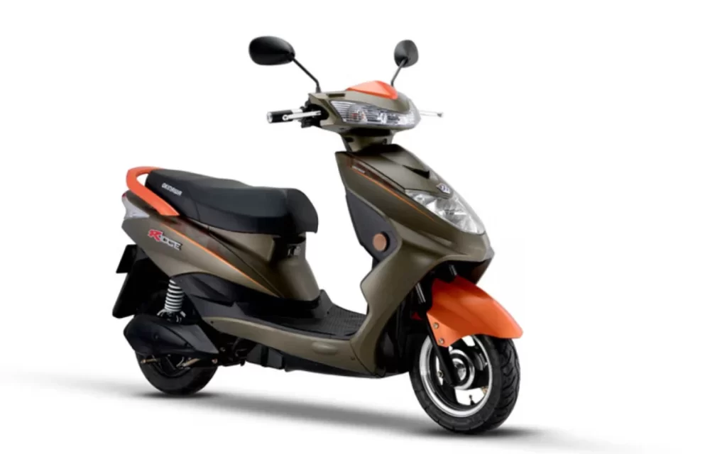 Okinawa Ridge electric scooter used for real world range testing on city roads
