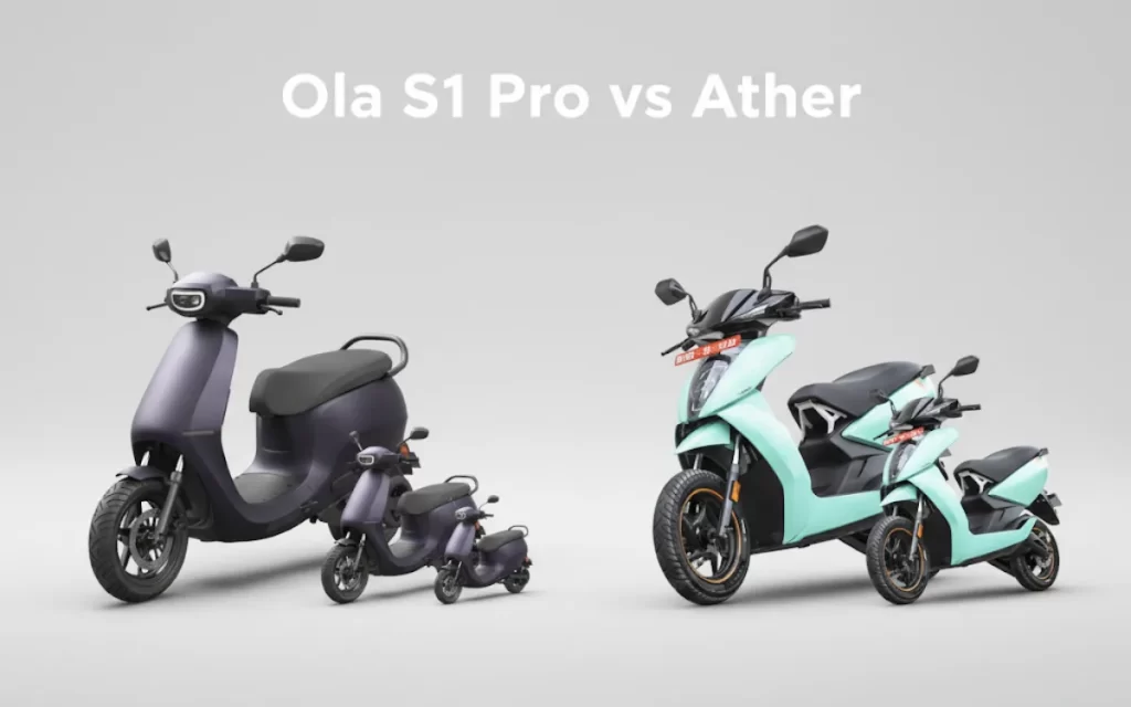 Ola S1 Pro vs Ather Comparison