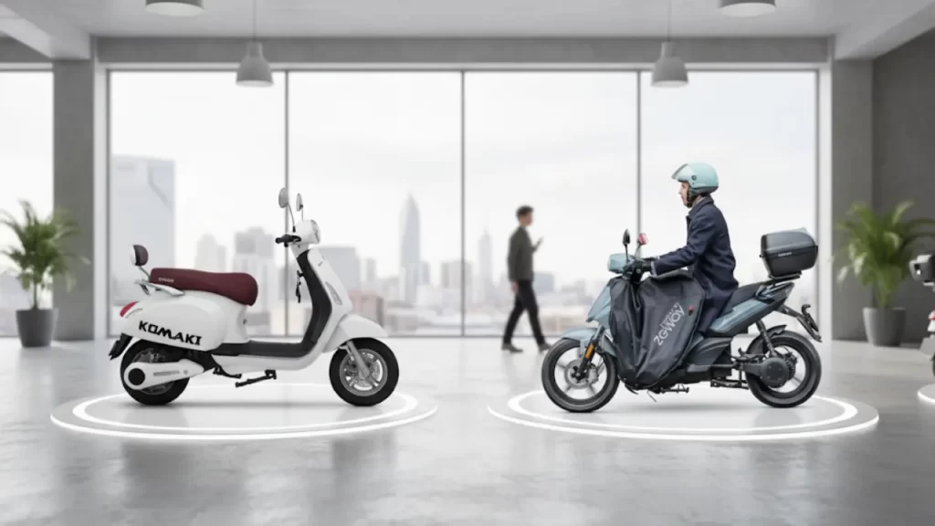 Zeway vs Komaki – Speed Battle Fastest Affordable Electric Scooter in India