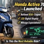 Honda Activa 7G 2026 Launched scooter showing new LED digital display and updated BS6+ engine expected mileage