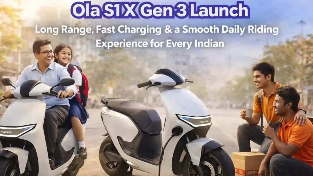 Ola S1 X Gen 3 offers long range, fast charging and smooth daily commuting for Indian riders.