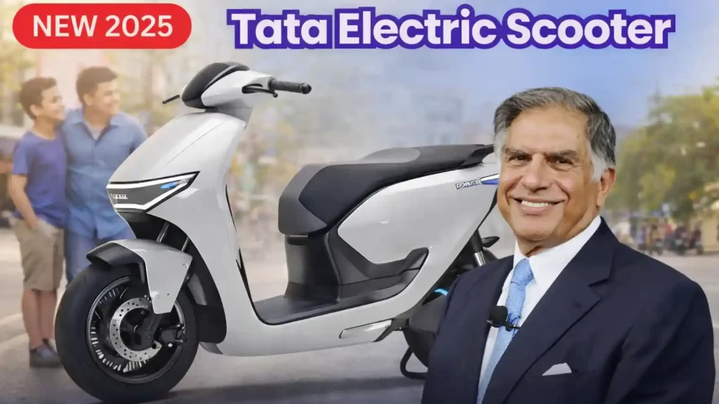 Tata electric scooter launch in India with long range and fast charging hopes, expected 2025 model showcased