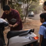 Family moment with Honda Activa