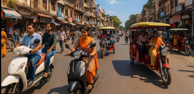 Future of electric scooters in small town India