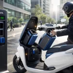 Honda CUV e scooter battery swap