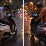Petrol vs electric: Chennai street evening