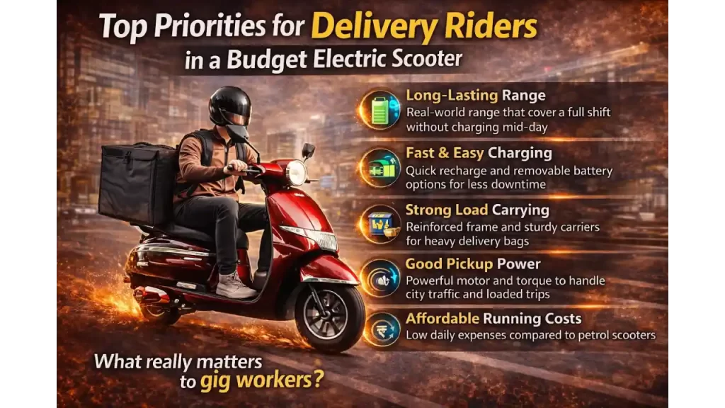 Priorities for budget electric scooters