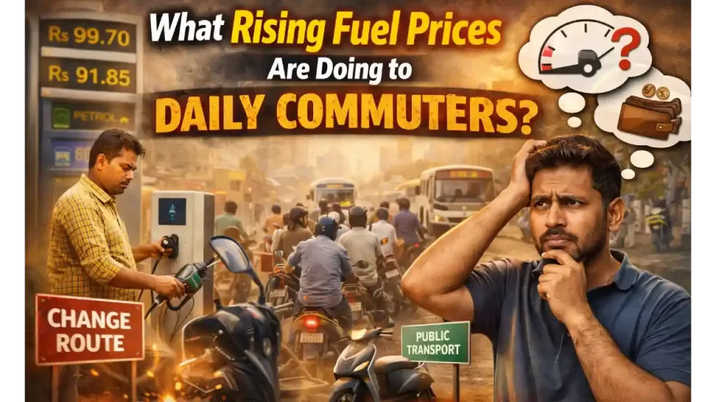 Rising fuel prices and commuter stress