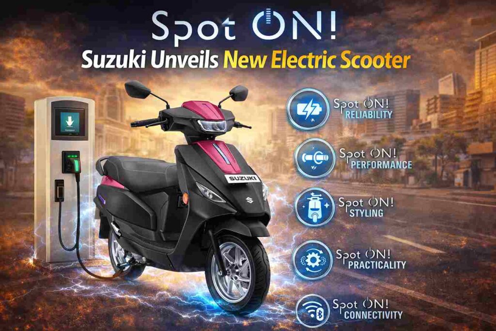 Suzuki unveils new electric scooter