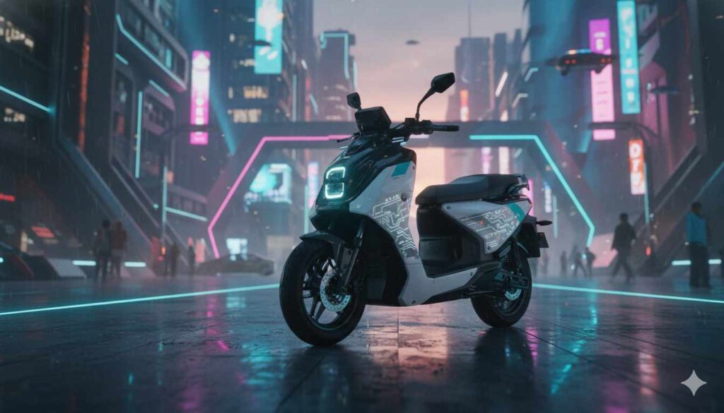 Yamaha first electric scooter India