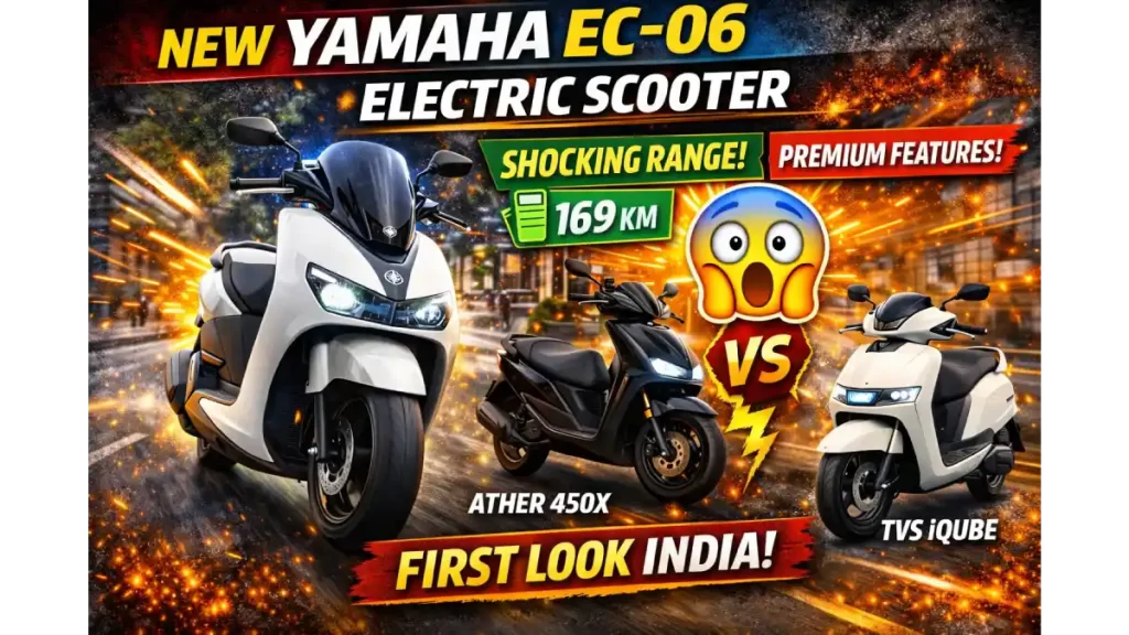 New Yamaha EC-06 electric scooter reveal