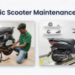 Electric scooter maintenance cost 5 year breakdown 2026 battery replacement tyres brakes service India
