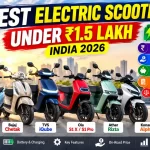 Best electric scooters under ₹1.5 lakh in India 2026 including Ather Konarc, Bajaj Chetak and Honda Activa e